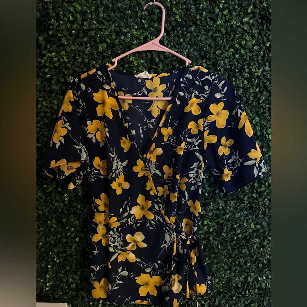 Women’s flowery blouse